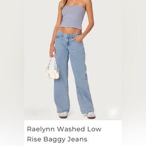 Light Blue Baggy Jeans edikted